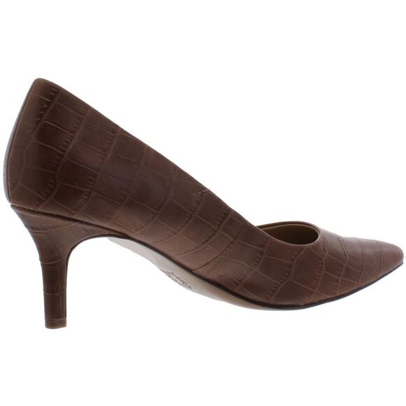 Naturalizer Womens Everly Brown Leather Slip On Pumps Dress Heels Shoes NWOB - Picture 2 of 3